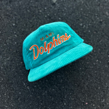 Load image into Gallery viewer, Miami Dolphins Sports Specialities Corduroy Hat
