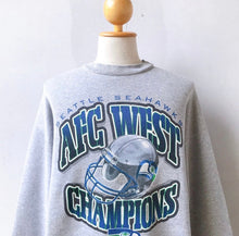 Load image into Gallery viewer, Seattle Seahawks AFC Crewneck - Large

