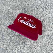 Load image into Gallery viewer, St Louis Cardinals Sports Specialties Corduroy Hat
