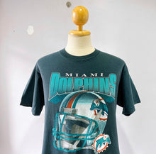 Load image into Gallery viewer, Miami Dolphins Helmet Tee - M/L
