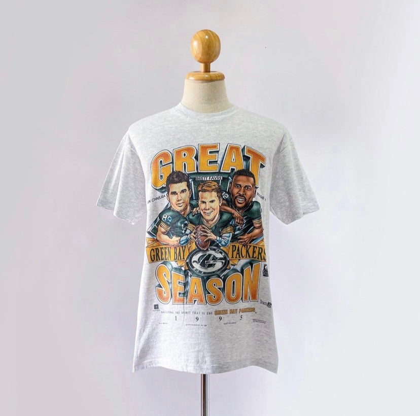 Green Bay Packers Caricature Tee - L